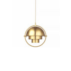 Lustra Lampe Pendante Boule Déformée Dorée - Neutralighting