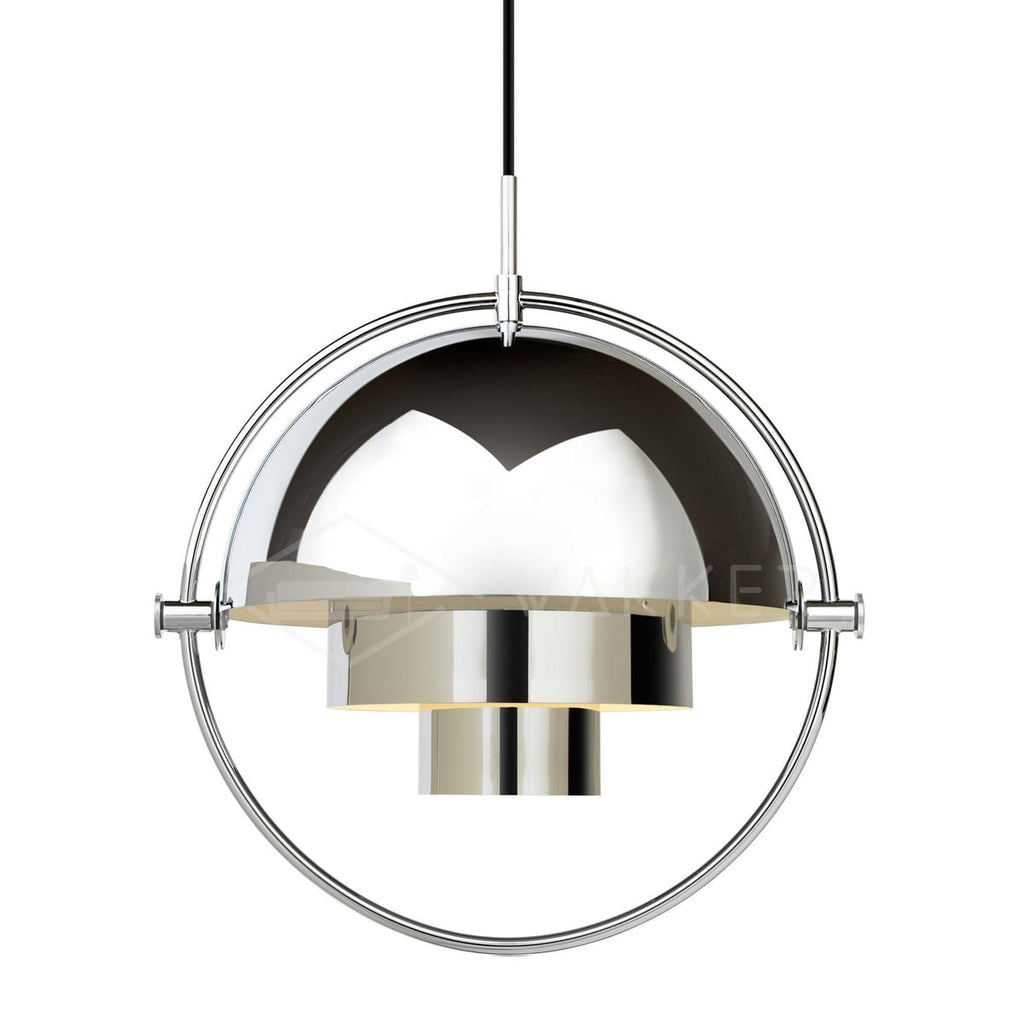 Lustra Lampe Pendante Boule Déformée Dorée - Neutralighting