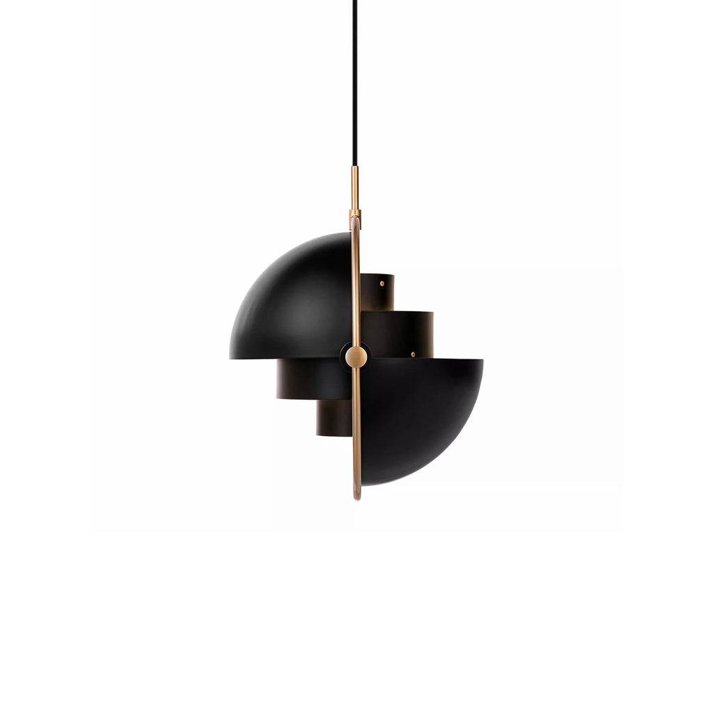 Lustra Lampe Pendante Boule Déformée Dorée - Neutralighting