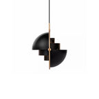Lustra Lampe Pendante Boule Déformée Dorée - Neutralighting