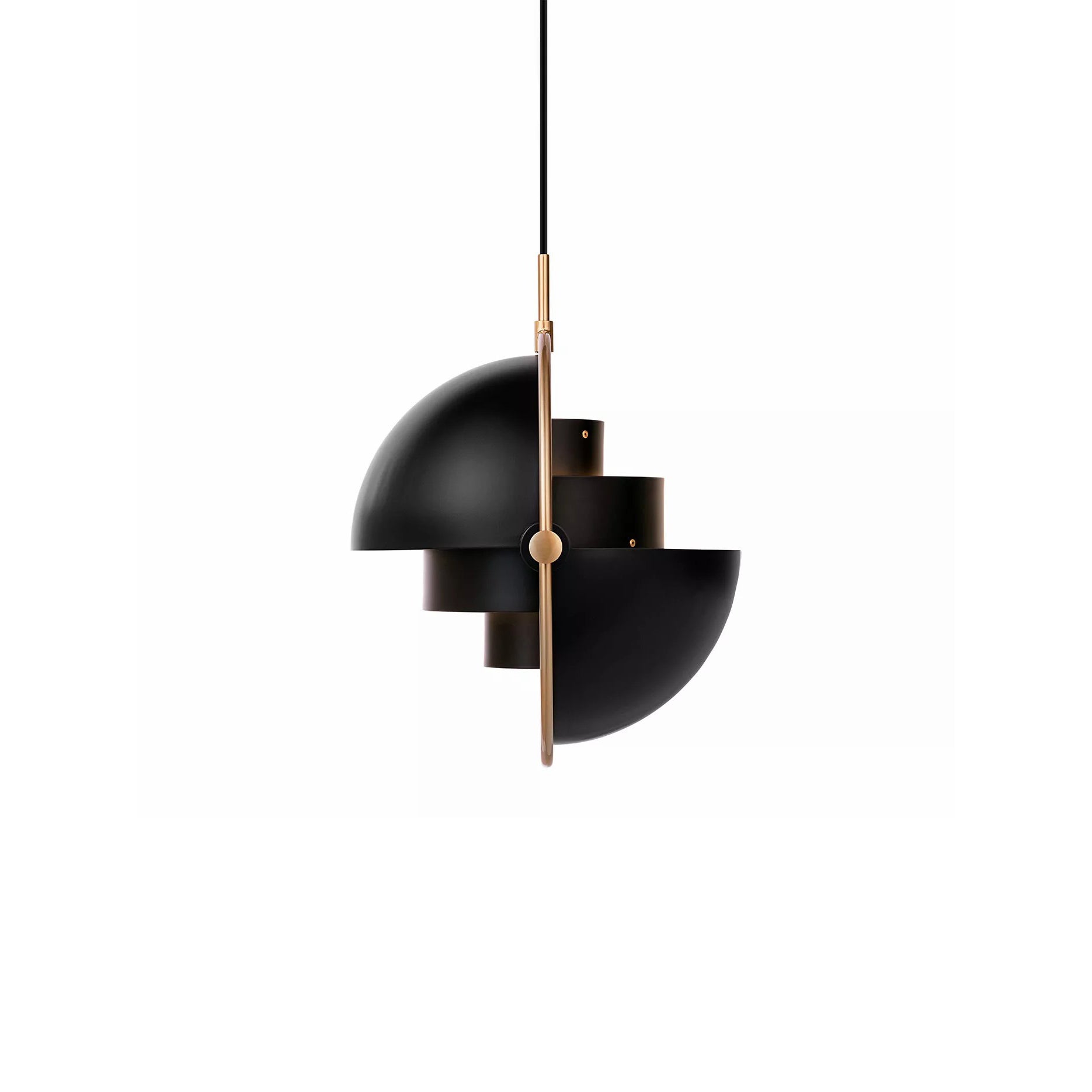 Lustra Lampe Pendante Boule Déformée Dorée - Neutralighting