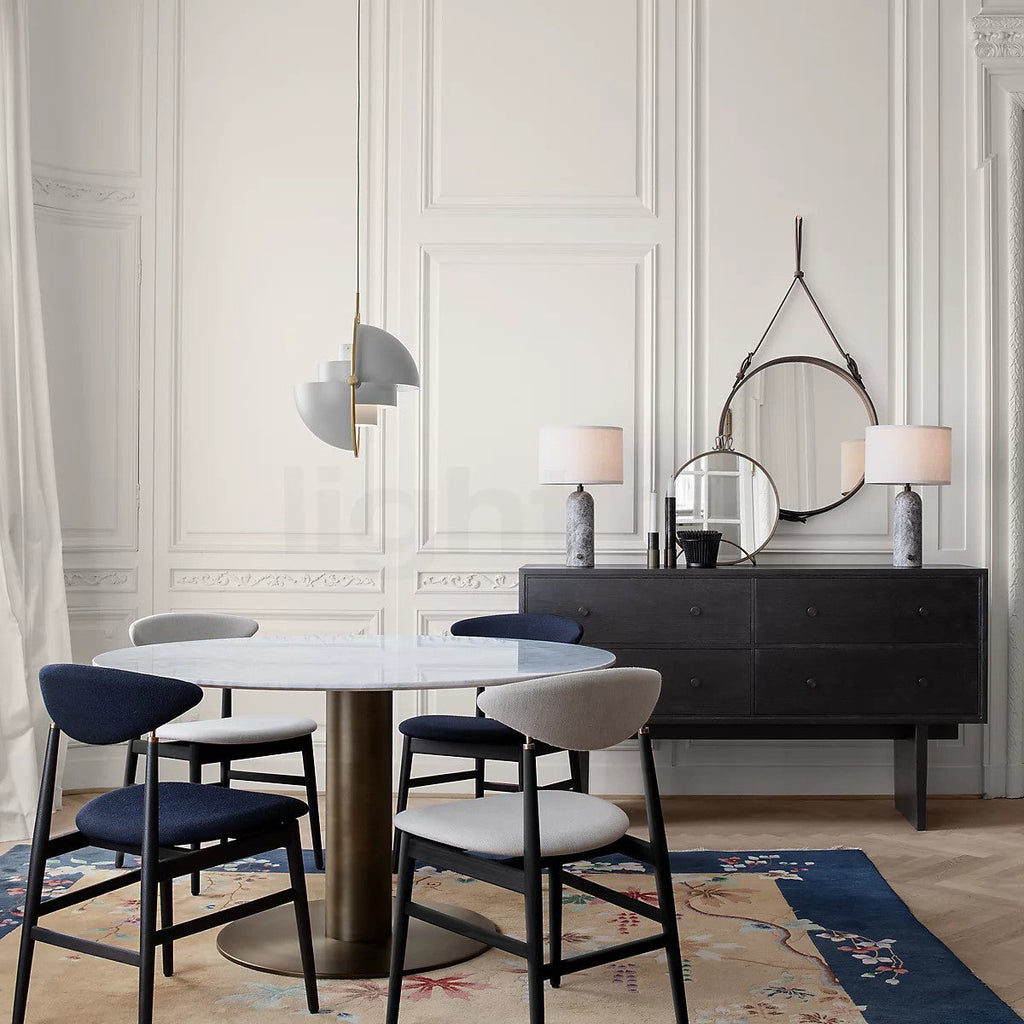 Lustra Lampe Pendante Boule Déformée Dorée - Neutralighting