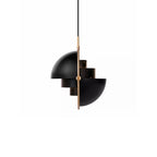 Lustra Lampe Pendante Boule Déformée Dorée - Neutralighting