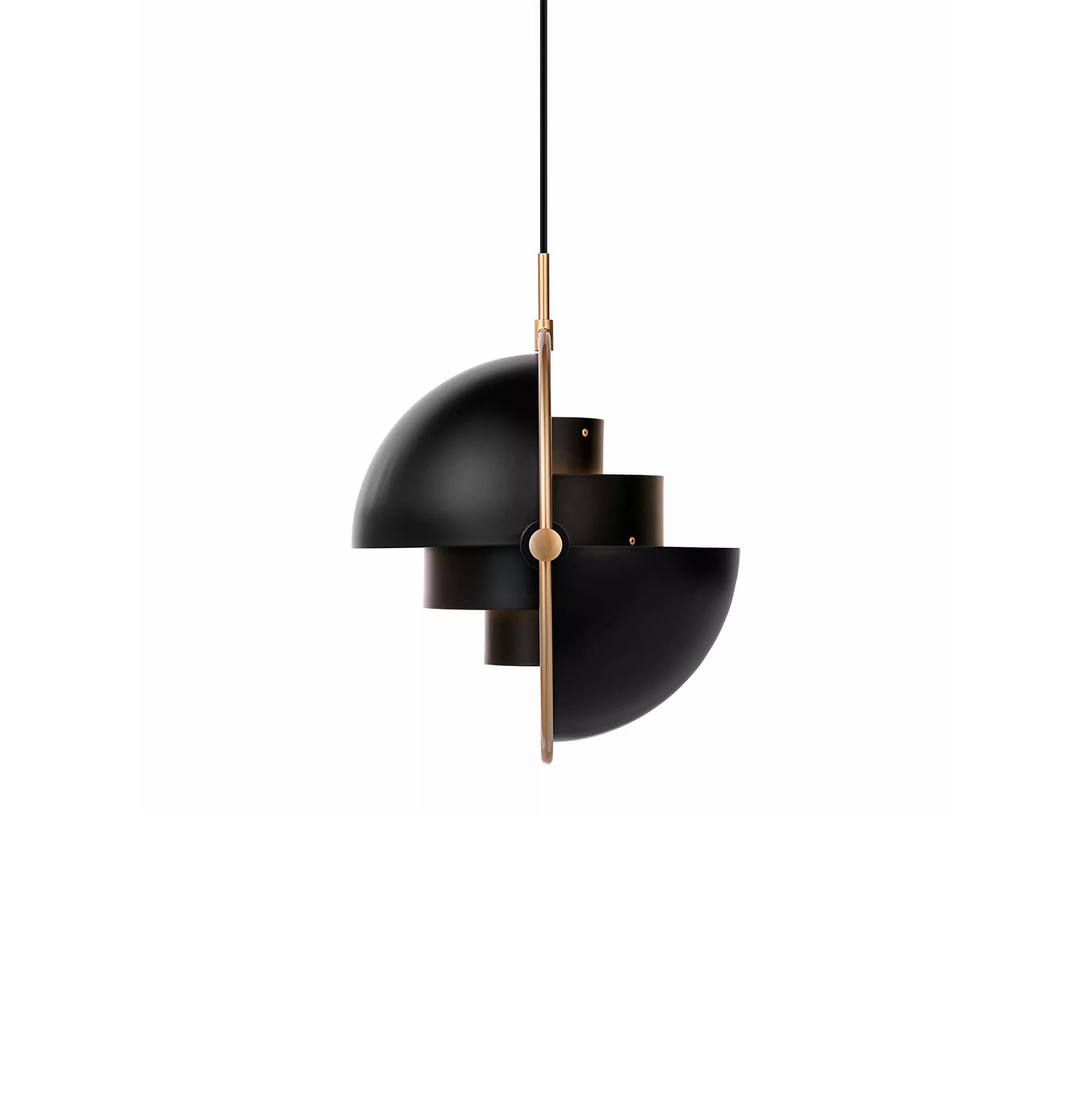 Lustra Lampe Pendante Boule Déformée Dorée - Neutralighting