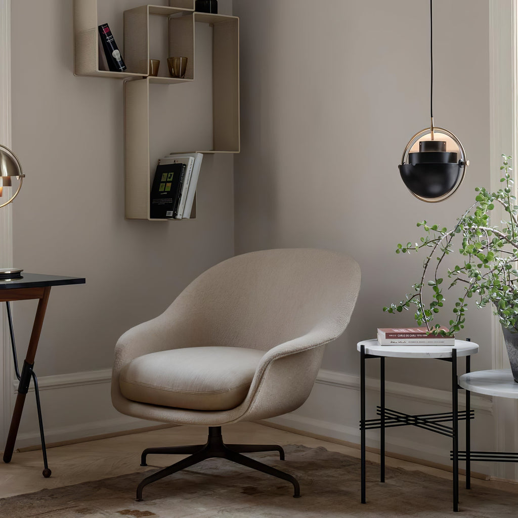 Lustra Lampe Pendante Boule Déformée Dorée - Neutralighting