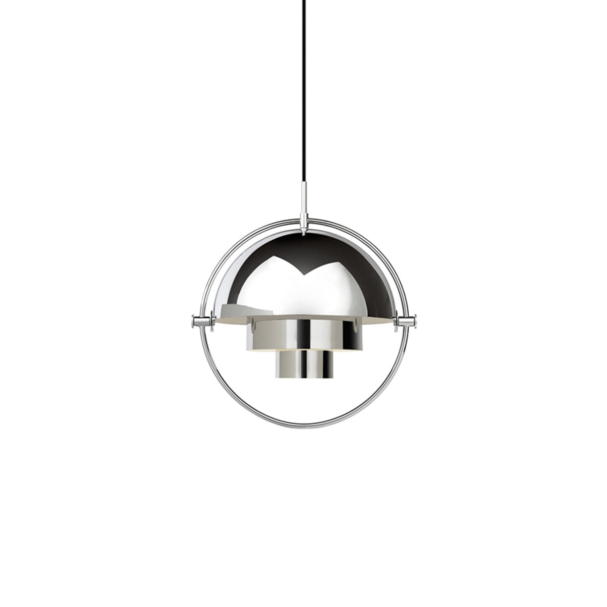 Lustra Lampe Pendante Boule Déformée Dorée - Neutralighting