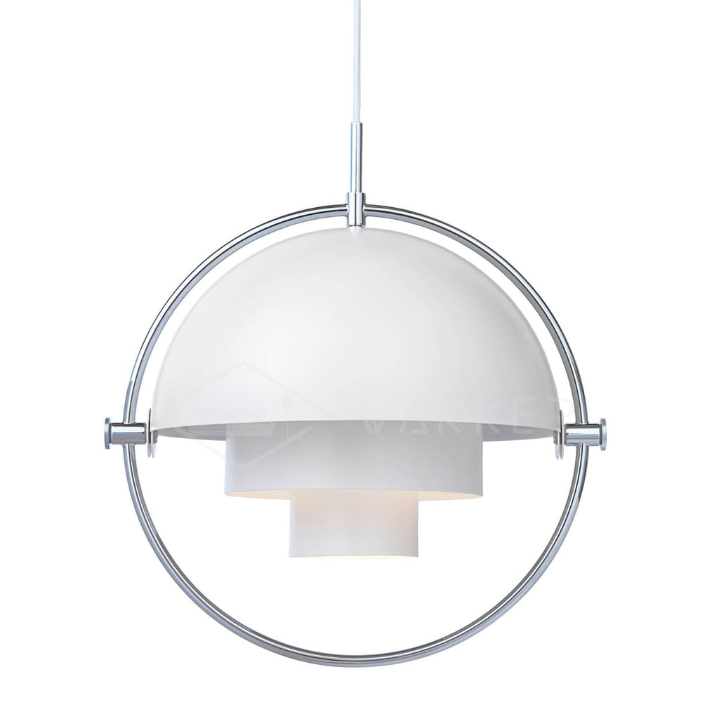 Lustra Lampe Pendante Boule Déformée Dorée - Neutralighting