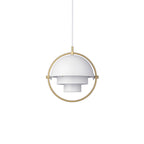 Lustra Lampe Pendante Boule Déformée Dorée - Neutralighting