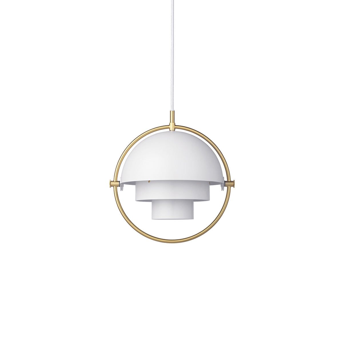 Lustra Lampe Pendante Boule Déformée Dorée - Neutralighting