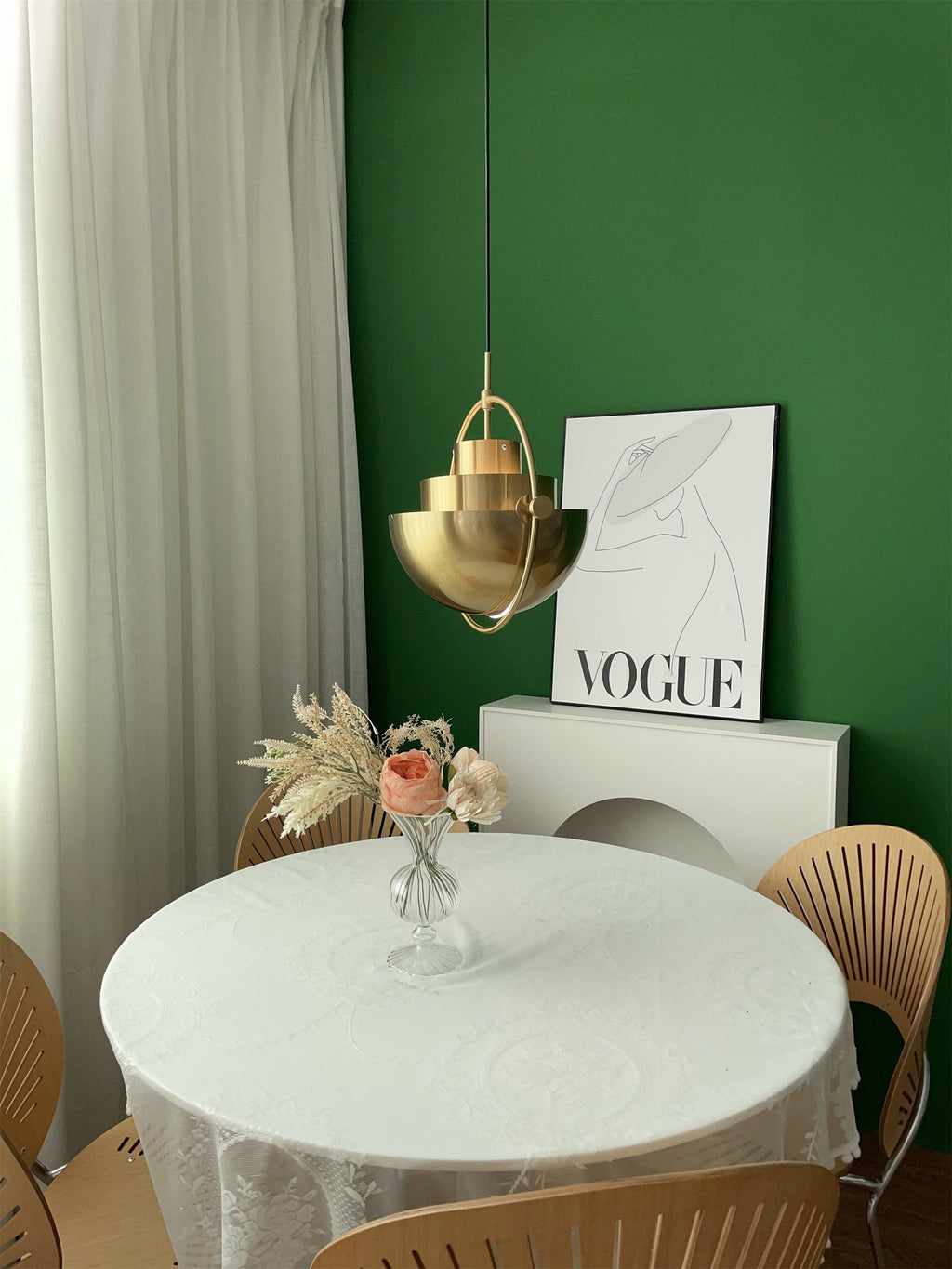 Lustra Lampe Pendante Boule Déformée Dorée - Neutralighting