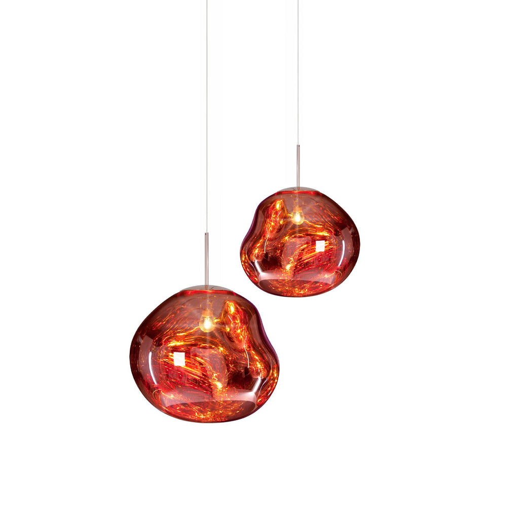 Solara Suspension en Verre Soufflé Cluster Irrégulier Sculptural - Neutralighting