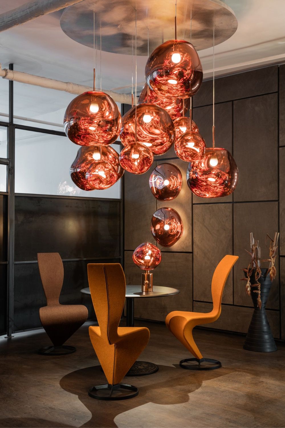 Lustra Suspension Luminaire Moderne Verre Lava - Neutralighting