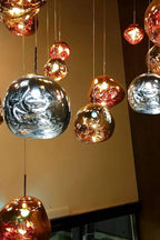 Solara Suspension en Verre Soufflé Cluster Irrégulier Sculptural - Neutralighting