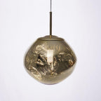 Solara Suspension en Verre Soufflé Cluster Irrégulier Sculptural - Neutralighting