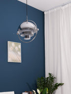 Lustra Lampe Pendante Boule Déformée Dorée - Neutralighting