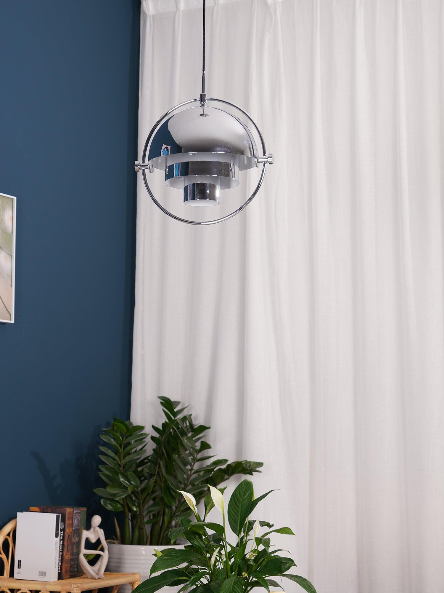 Lustra Lampe Pendante Boule Déformée Dorée - Neutralighting