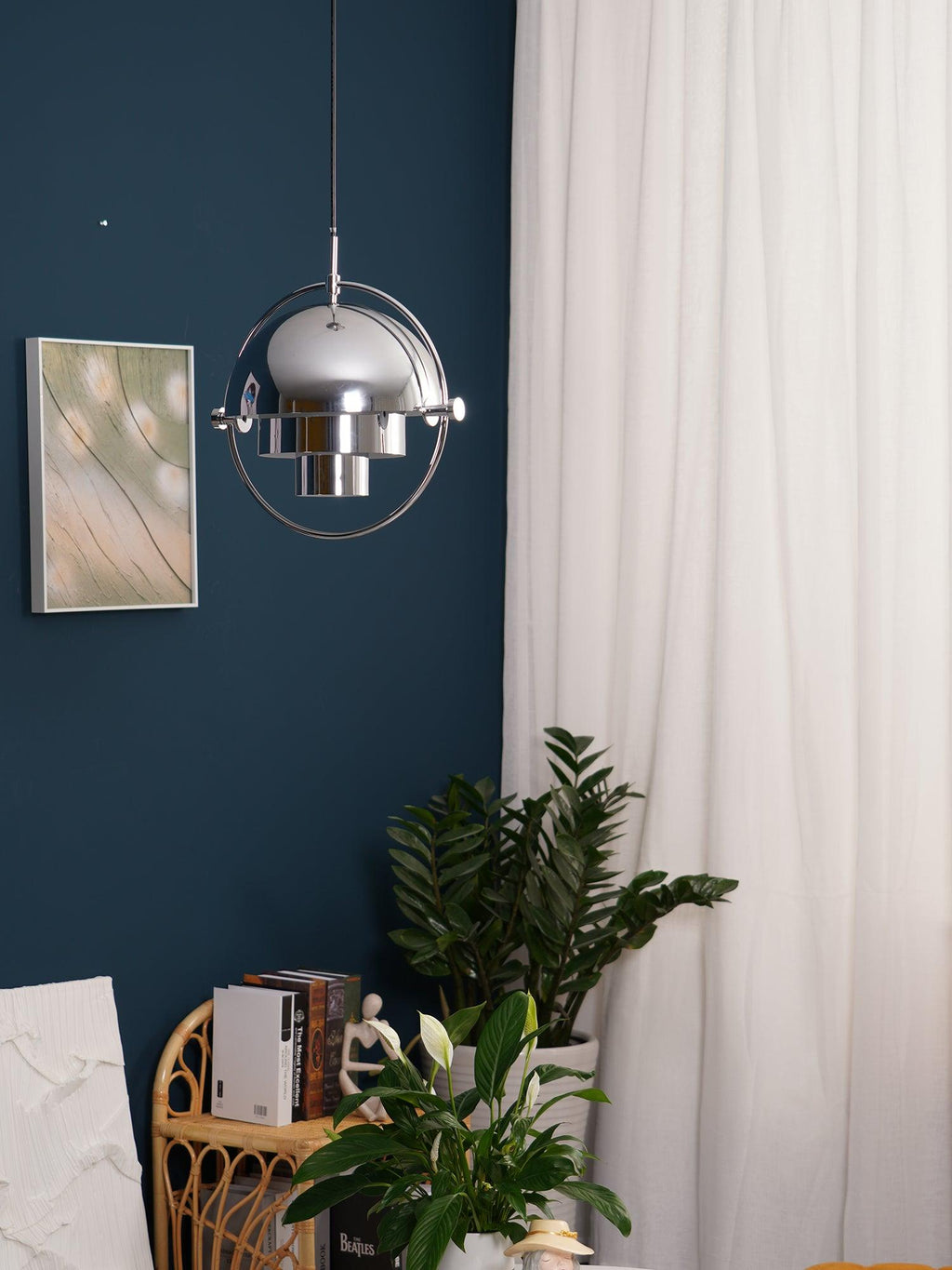 Lustra Lampe Pendante Boule Déformée Dorée - Neutralighting