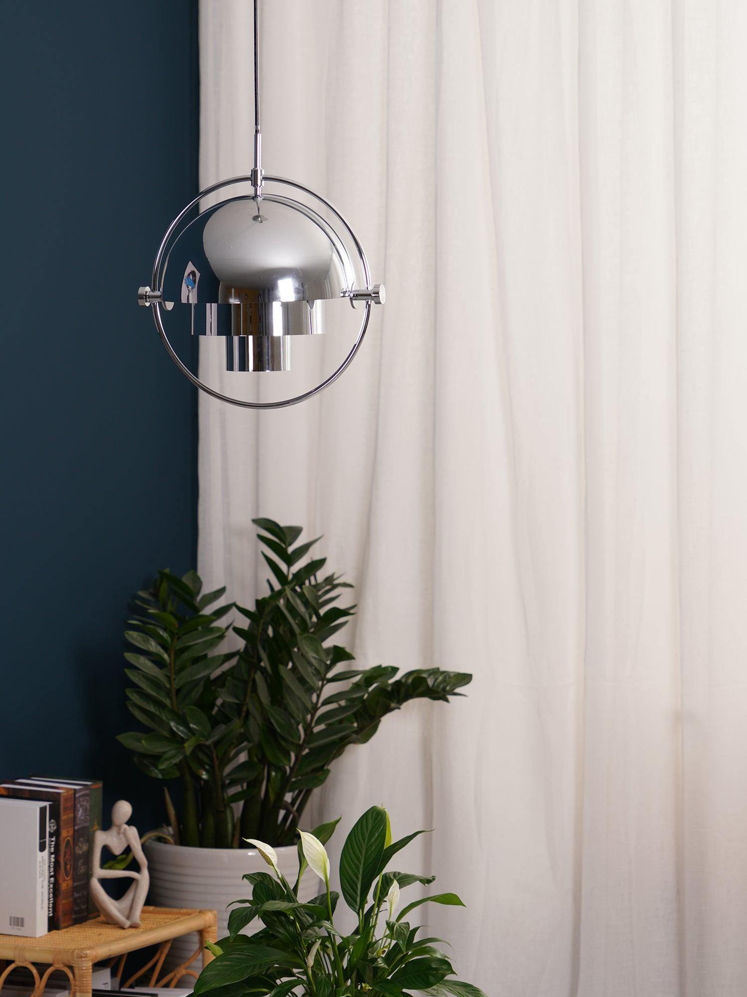 Lustra Lampe Pendante Boule Déformée Dorée - Neutralighting