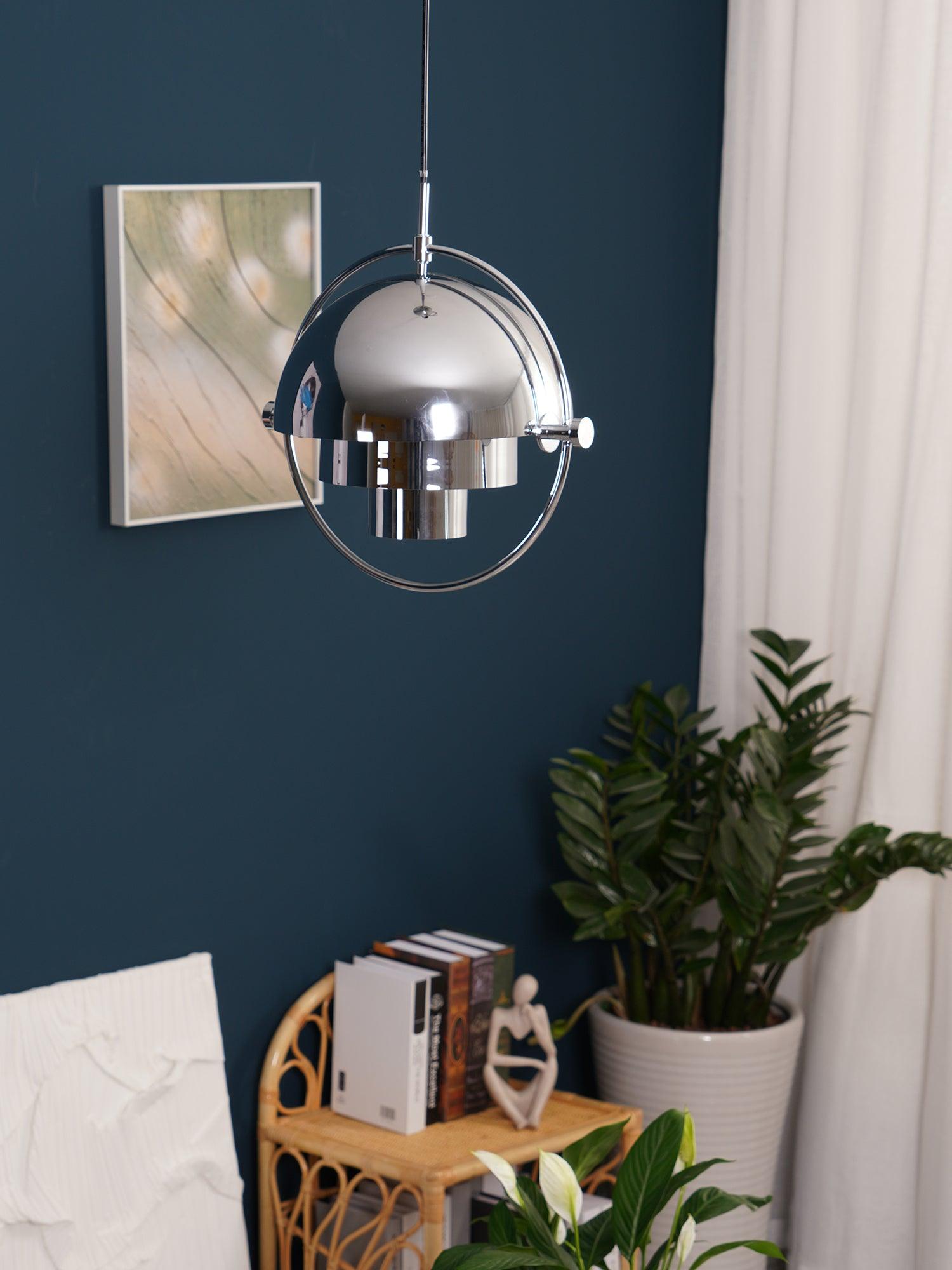 Lustra Lampe Pendante Boule Déformée Dorée - Neutralighting