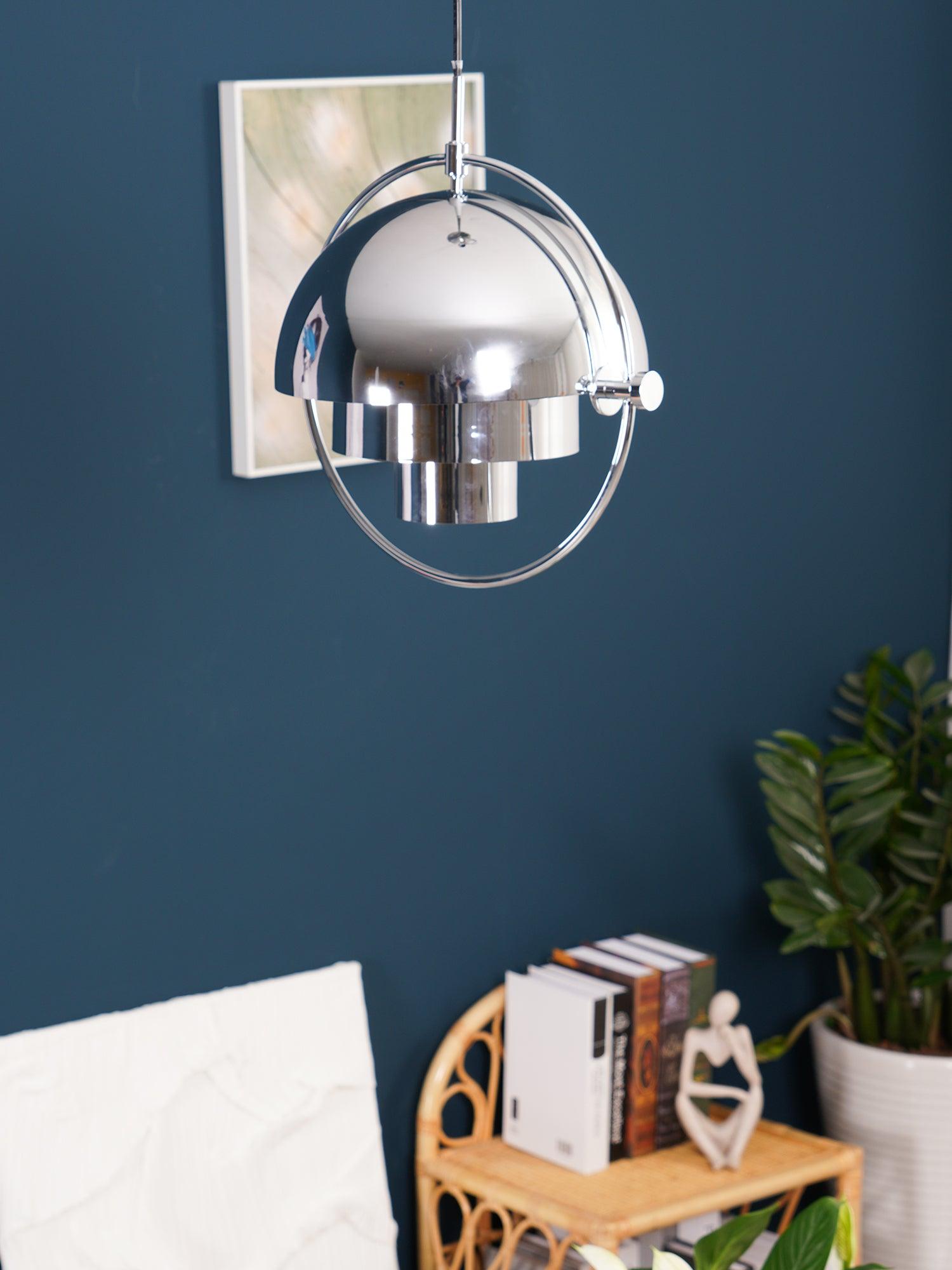 Lustra Lampe Pendante Boule Déformée Dorée - Neutralighting
