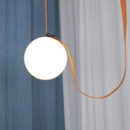 Lustra Suspension en Cuir et Verre - Neutralighting