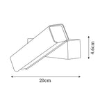 Cadence Applique murale réglable en aluminium pour chambre à coucher et salon - Neutralighting