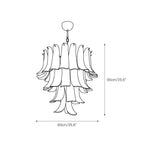 Orshaan Lustre Postmoderne de Luxe en Métal et Verre - Neutralighting