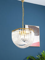 Aurora Chandelier Clair Courbé Superposé - Neutralighting