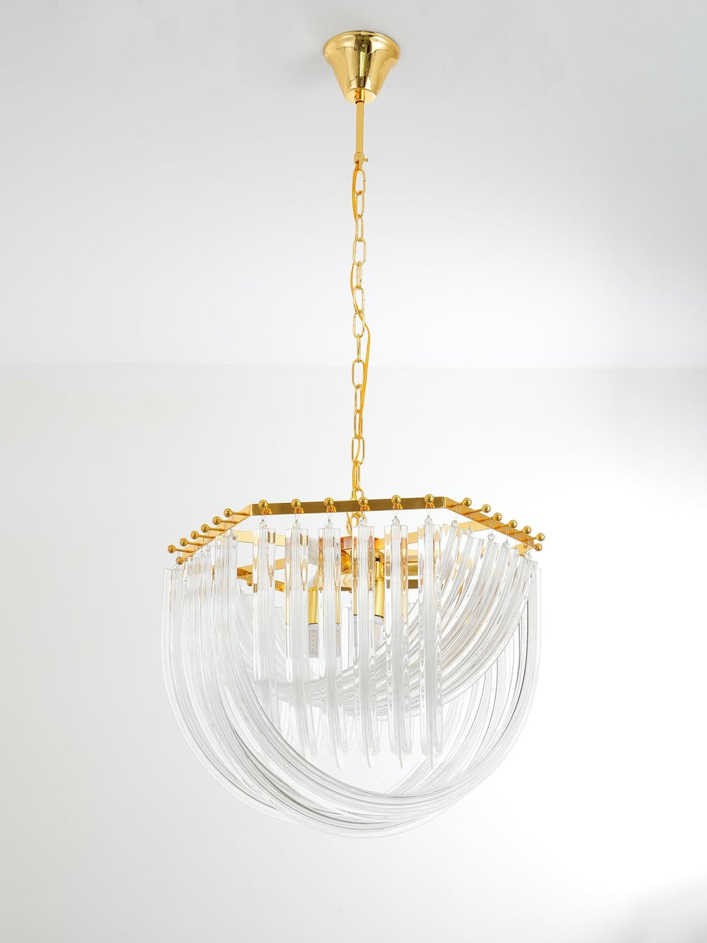 Aurora Chandelier Clair Courbé Superposé - Neutralighting
