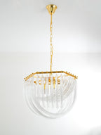 Aurora Chandelier Clair Courbé Superposé - Neutralighting