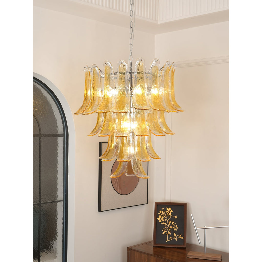 Orshaan Lustre Postmoderne de Luxe en Métal et Verre - Neutralighting