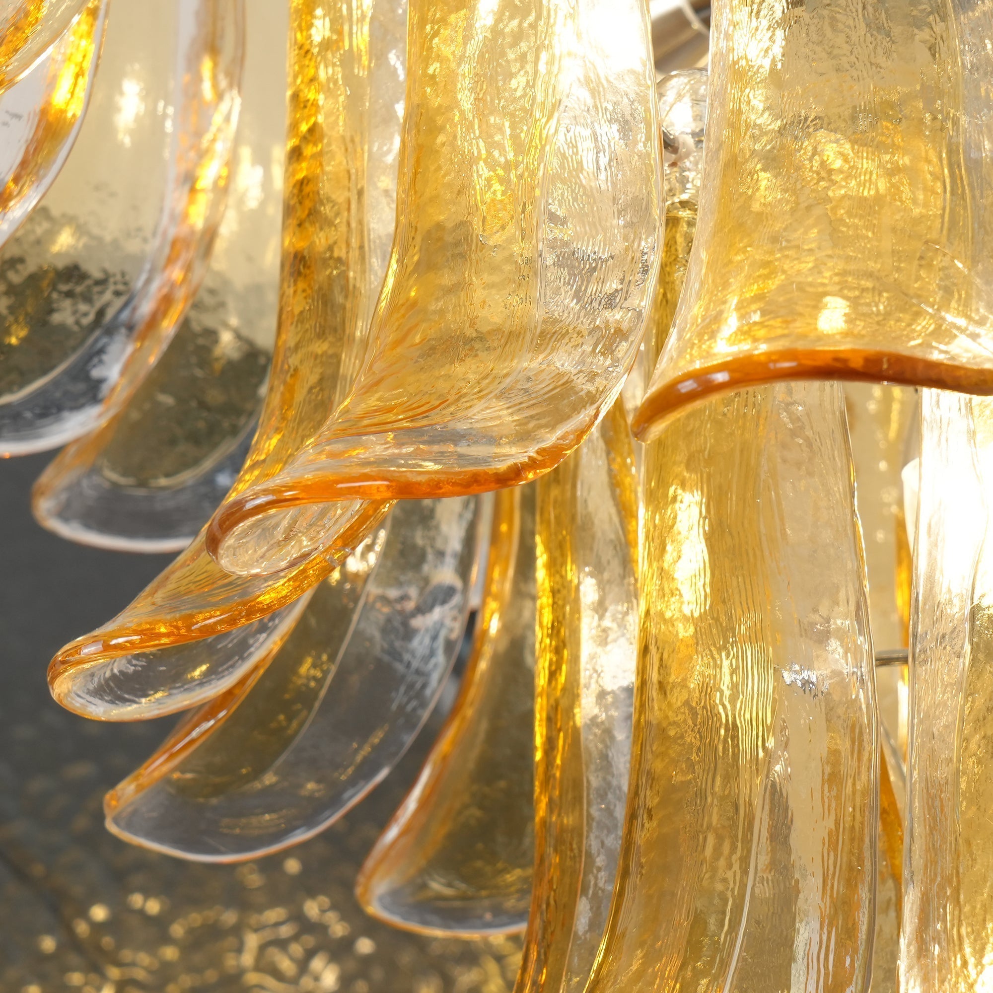 Orshaan Lustre Postmoderne de Luxe en Métal et Verre - Neutralighting