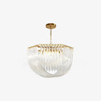 Aurora Chandelier Clair Courbé Superposé - Neutralighting