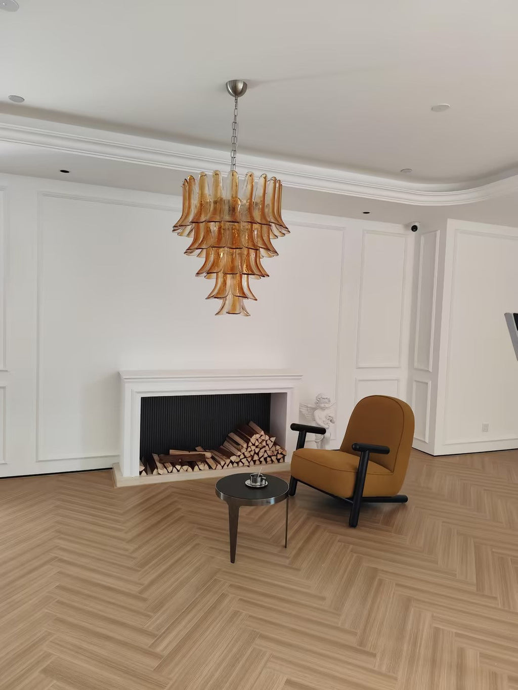 Orshaan Lustre Postmoderne de Luxe en Métal et Verre - Neutralighting