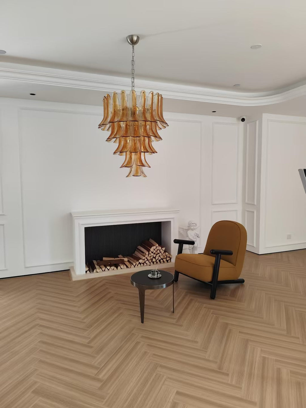 Orshaan Lustre Postmoderne de Luxe en Métal et Verre - Neutralighting
