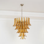 Aurora Chandelier en Verre Ambre - Neutralighting