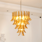 Aurora Chandelier en Verre Ambre - Neutralighting
