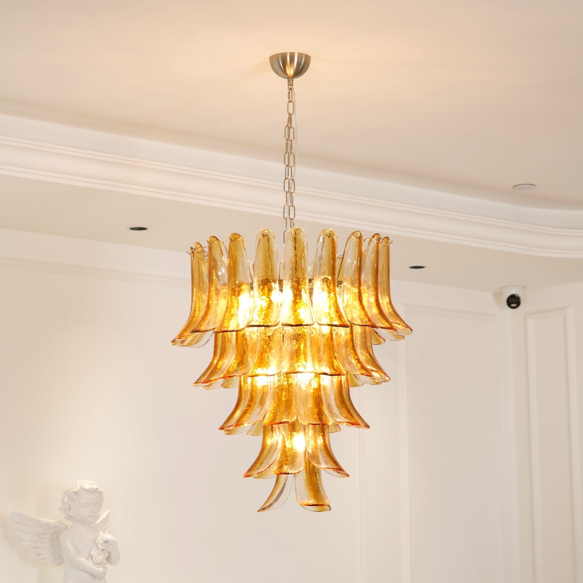 Orshaan Lustre Postmoderne de Luxe en Métal et Verre - Neutralighting
