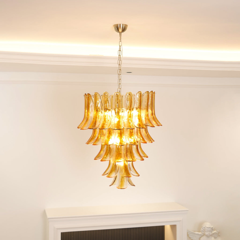 Orshaan Lustre Postmoderne de Luxe en Métal et Verre - Neutralighting