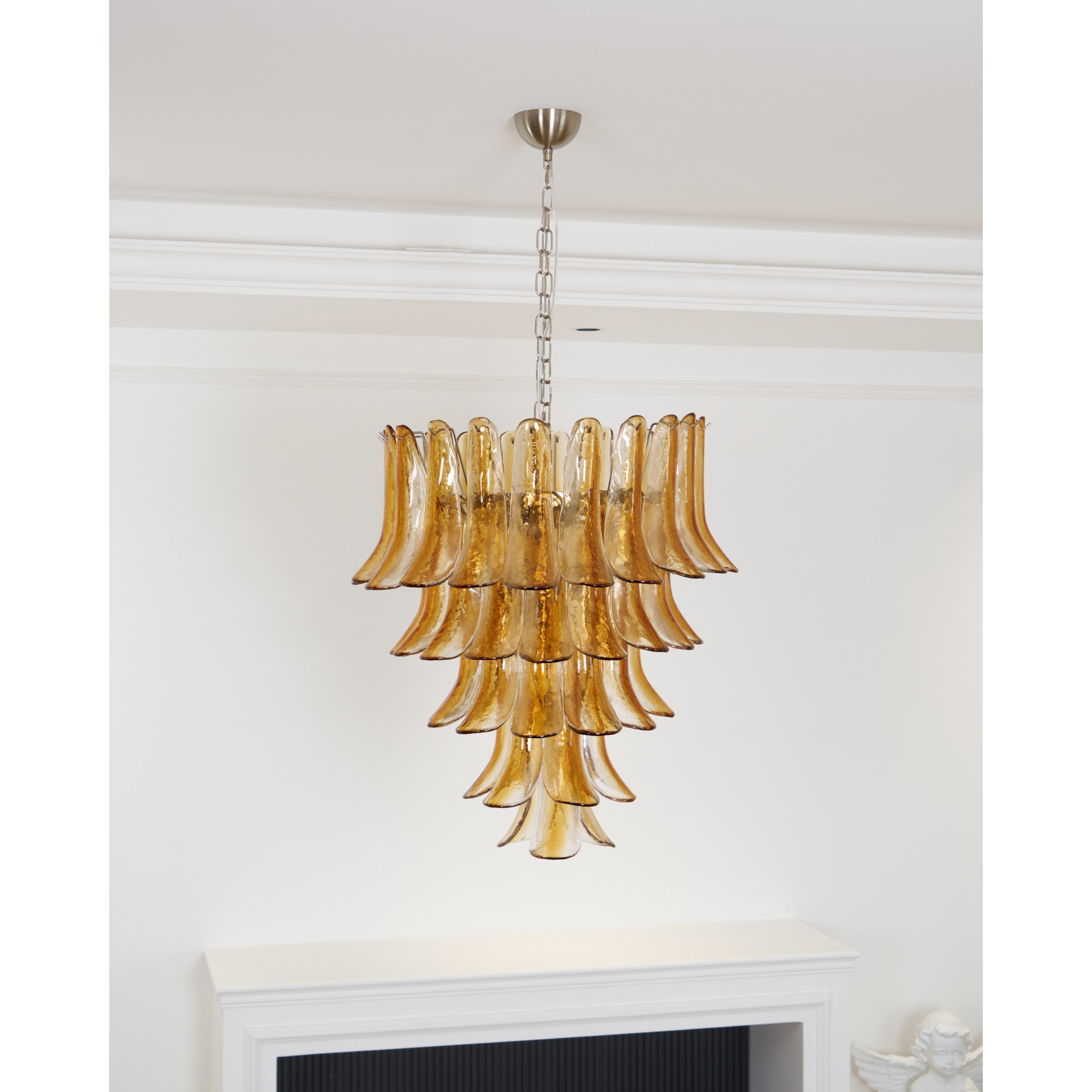 Orshaan Lustre Postmoderne de Luxe en Métal et Verre - Neutralighting