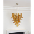 Aurora Chandelier en Verre Ambre - Neutralighting