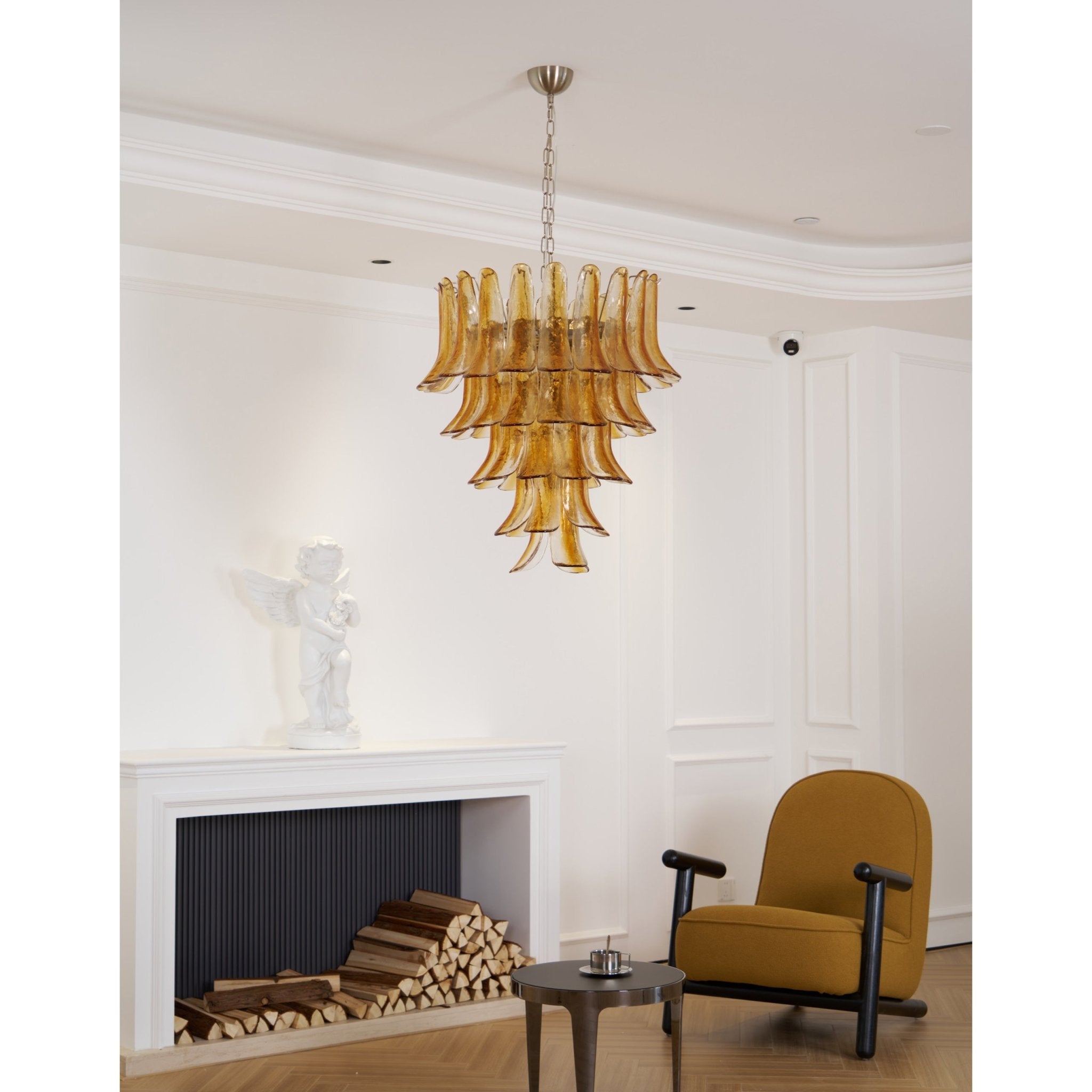 Aurora Chandelier en Verre Ambre - Neutralighting