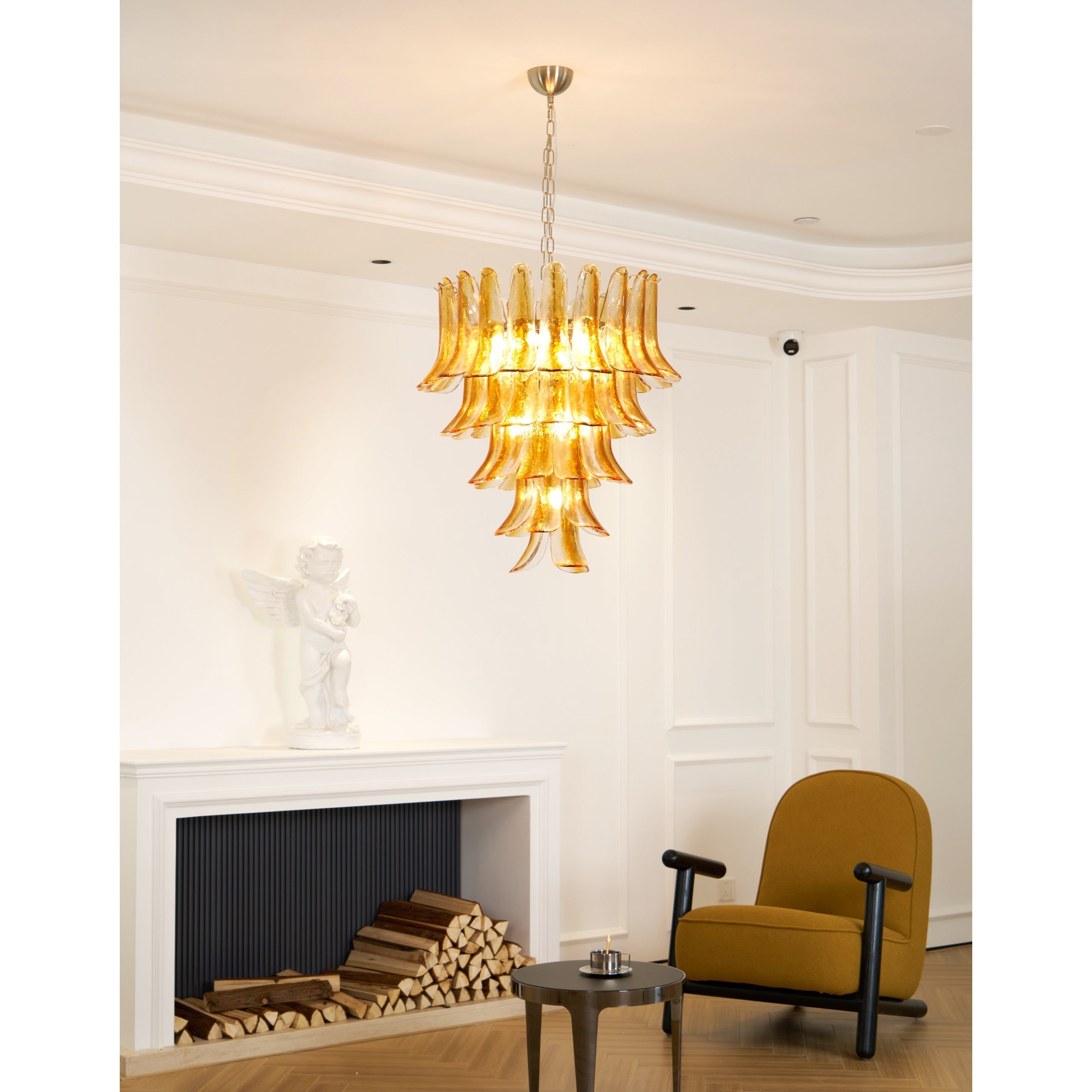 Orshaan Lustre Postmoderne de Luxe en Métal et Verre - Neutralighting