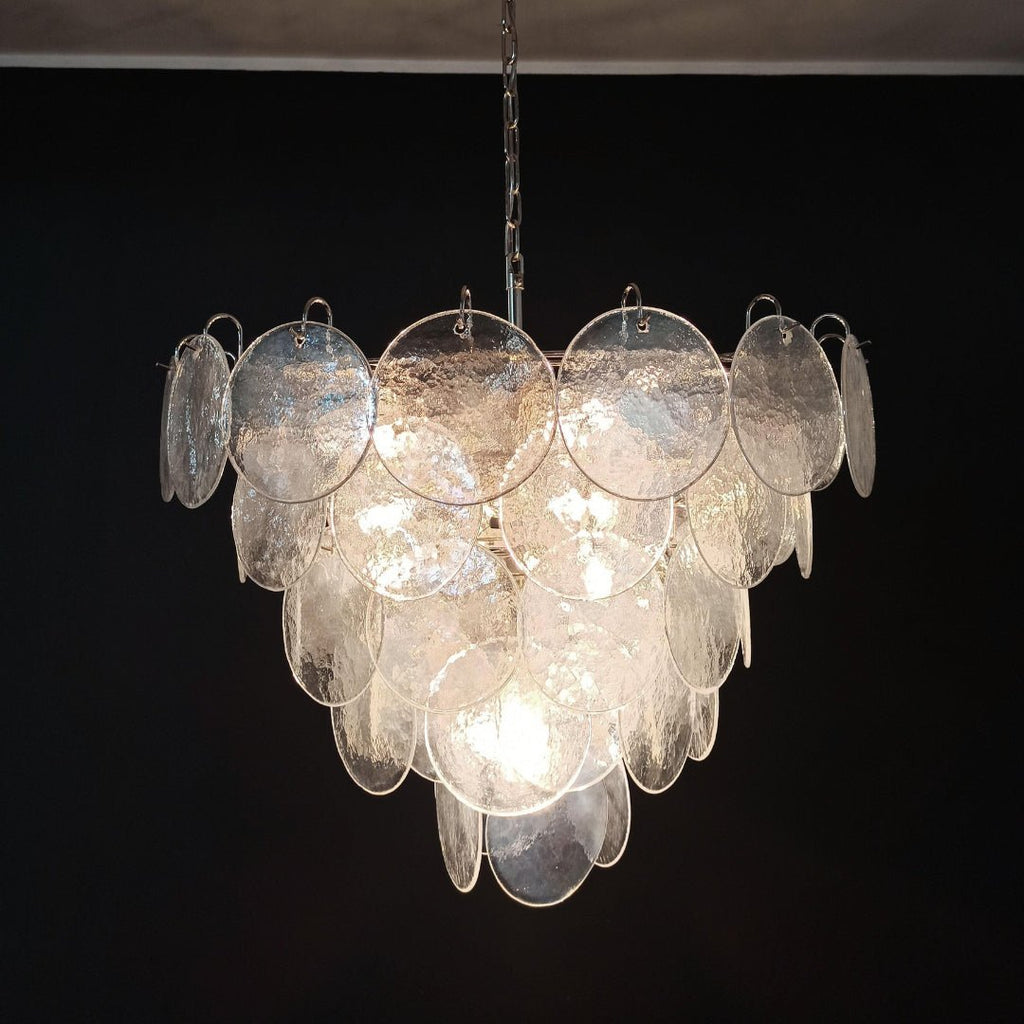 Aurora Lustres en Disques de Verre de Murano Iridescent - Neutralighting