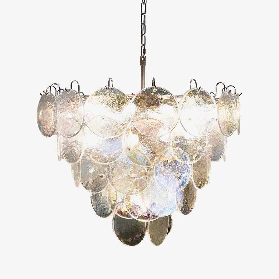 Aurora Lustres en Disques de Verre de Murano Iridescent - Neutralighting