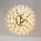 Aurora Lustre Transparent Murano Verre Goutte Rosée Superposé - Neutralighting