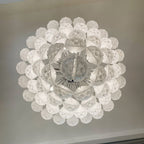 Aurora Lustre Transparent Murano Verre Goutte Rosée Superposé - Neutralighting