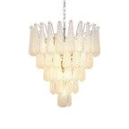 Aurora Lustre Transparent Murano Verre Goutte Rosée Superposé - Neutralighting