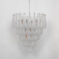 Aurora Chandelier Gouttes Transparentes en Verre de Murano. - Neutralighting