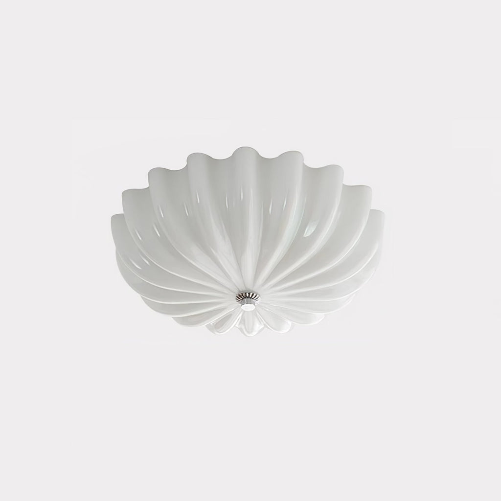 Aurora Ceiling Lamp Murano Blown Glass Shell Inspired - Neutralighting